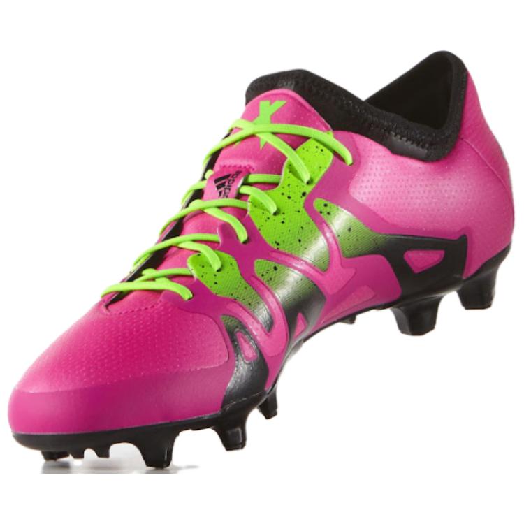 Adidas X 15.1 FG AG Shock Pink Men Sneakers Signal-Green Core-Black S74597