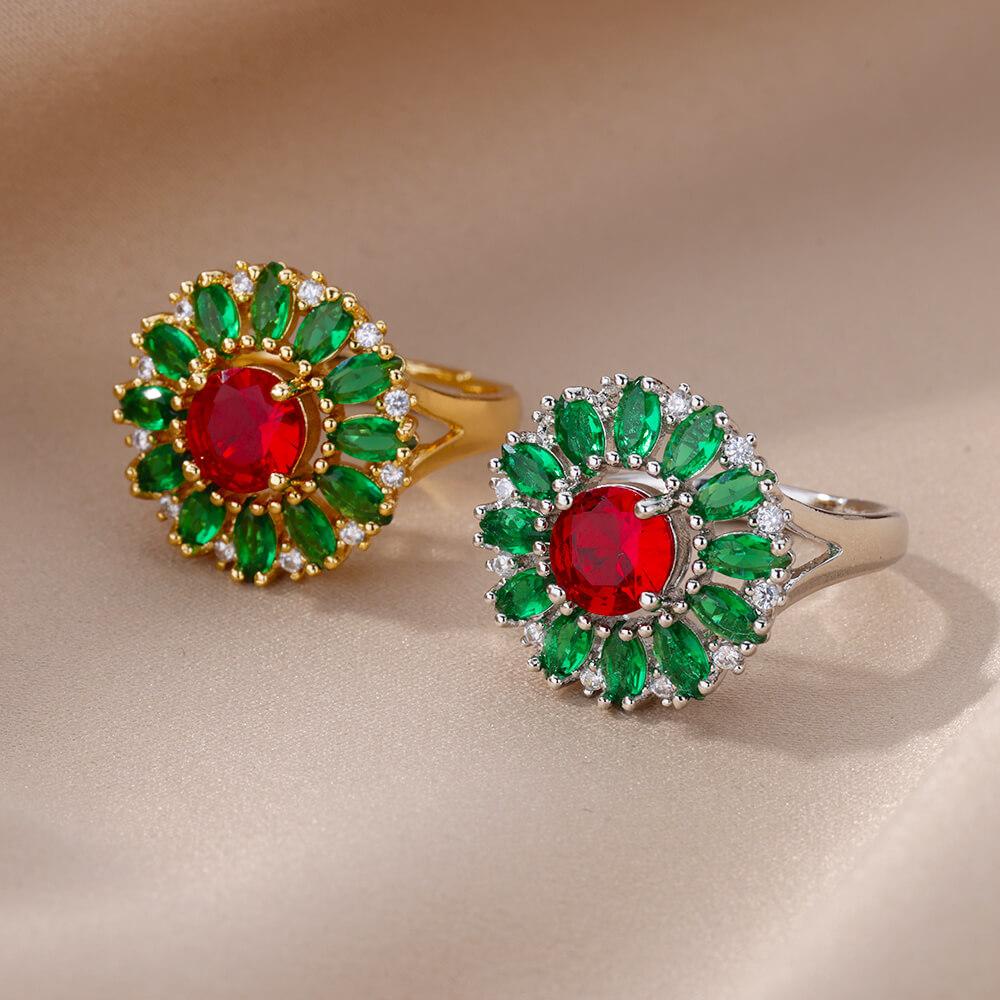 New Design Zircon Rings for Women Girls Cubic Zirconia Adjustable Stainless Steel Ring Trend Luxury Wedding Jewelry Anillos