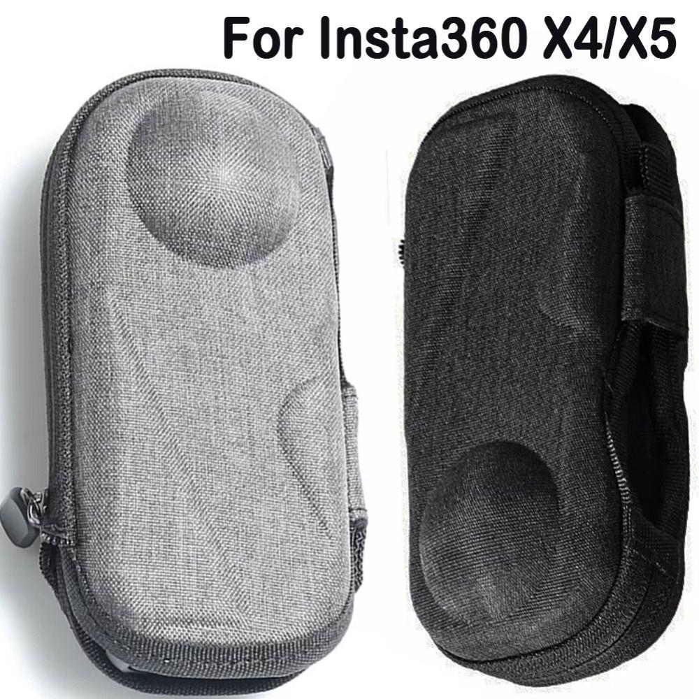 Portable EVA Storage Bag Shockproof Hard Shell Protective Box Anti-drop Carrying Case for Insta360 X5/X4 Camera Accessories