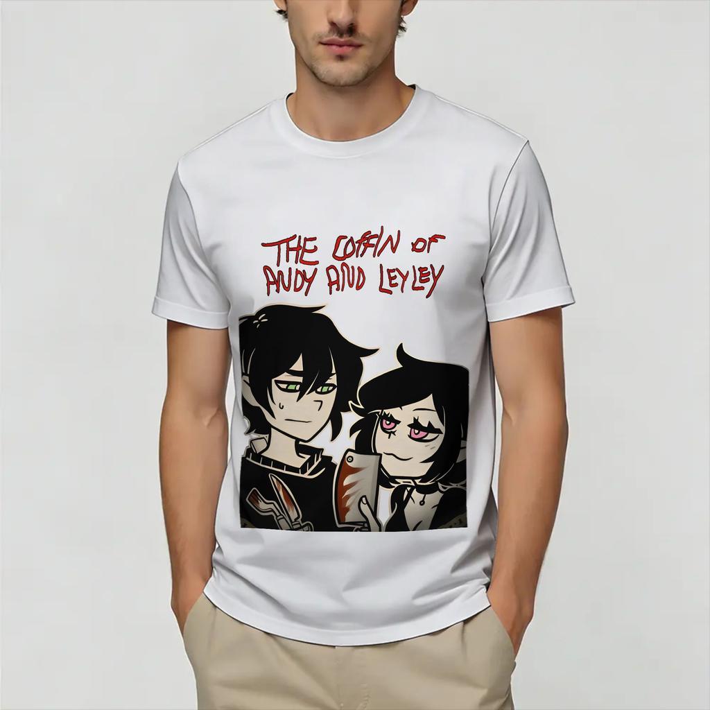The Coffin Of Andy And Leyley T-shirt Unisex 100% Bomull Roliga T-shirts Rund Hals T-shirt Kortärmad Kläder Vuxen