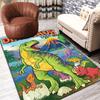 Cartoon Dinosaur Rug Floor Mat for Living Room or Bedroom Soft and Comfortable Carpet a Gift for Birthday and Holiday.MFF0918600