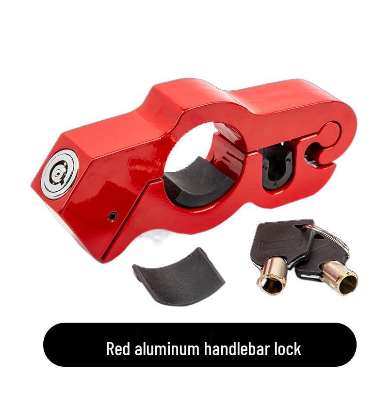 Clearance Electric Vehicle Anti-Theft Handlebar and Throttle Lock with Horn and Motorcycle Alloy Brake Protection