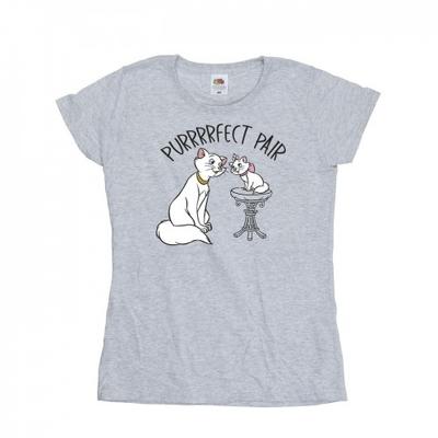 Womens/Ladies The Aristocats Purrfect Pair Cotton T-Shirt