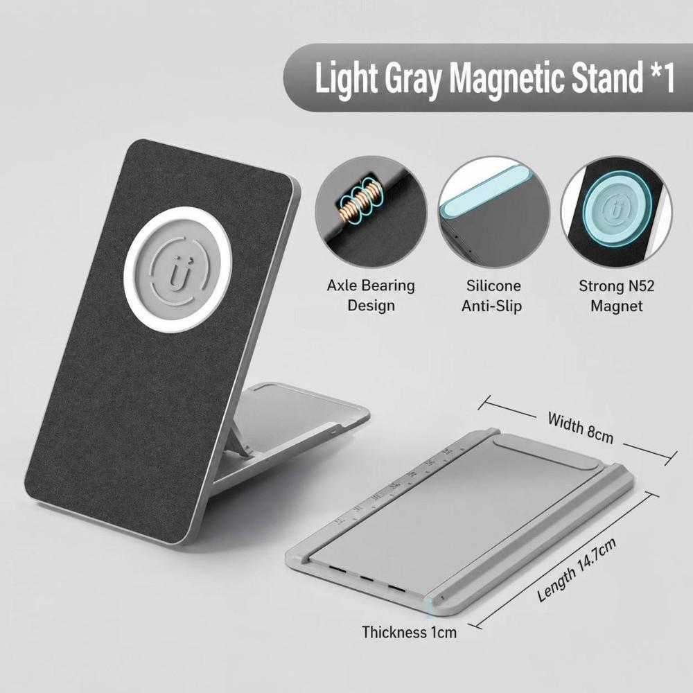 Adjustable Angle Tablet Stand Foldable Desktop Stand E-Reader Bracket for iPad/iPhone Other Devices