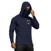 Men's Long Sleeve Hawaiian Print Quick Dry T Shirt UPF50 Plus Sun Protection Fitness Hoodie Outdoor Sports Lightweight Breathable