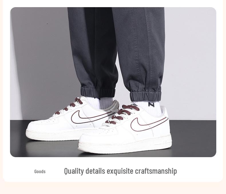 Męskie Casualowe Wszechstronne Ściągane Luźne Modne Spodnie Haremowe - Kolekcja Jesień/Zima 2025