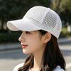 Sommer Atmungsaktive Netz-Baseballkappe mit Aussparungen, Unisex Leichte Schnelltrocknende Sonnenschutzkappe für Laufen im Freien, Freizeit, Radfahren