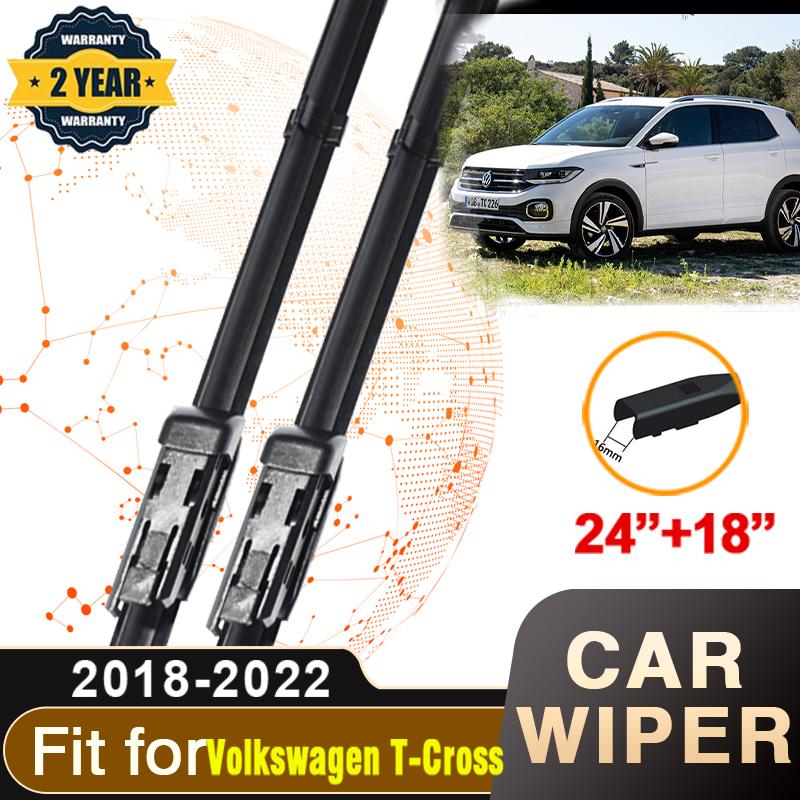 

Автомобильные дворники для Volkswagen VW T-Cross C11 TCross 2018 ~ 2022, переднее ветровое стекло премиум-класса, стеклоочиститель автомобиля
