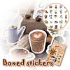 Stunning 46 Pcs Coffee Pattern Scrapbook Journal Stickers For Personalized Notebook Decoration