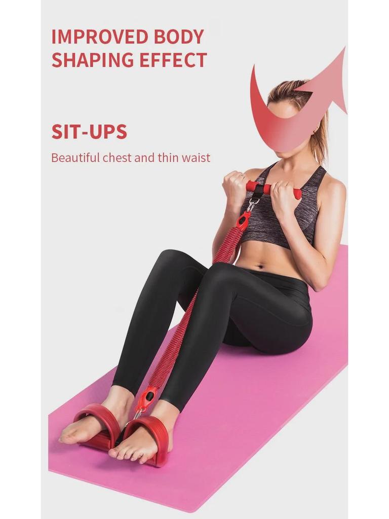 Multifunctional Latex Four-Tube Pedal Resistance Band Set