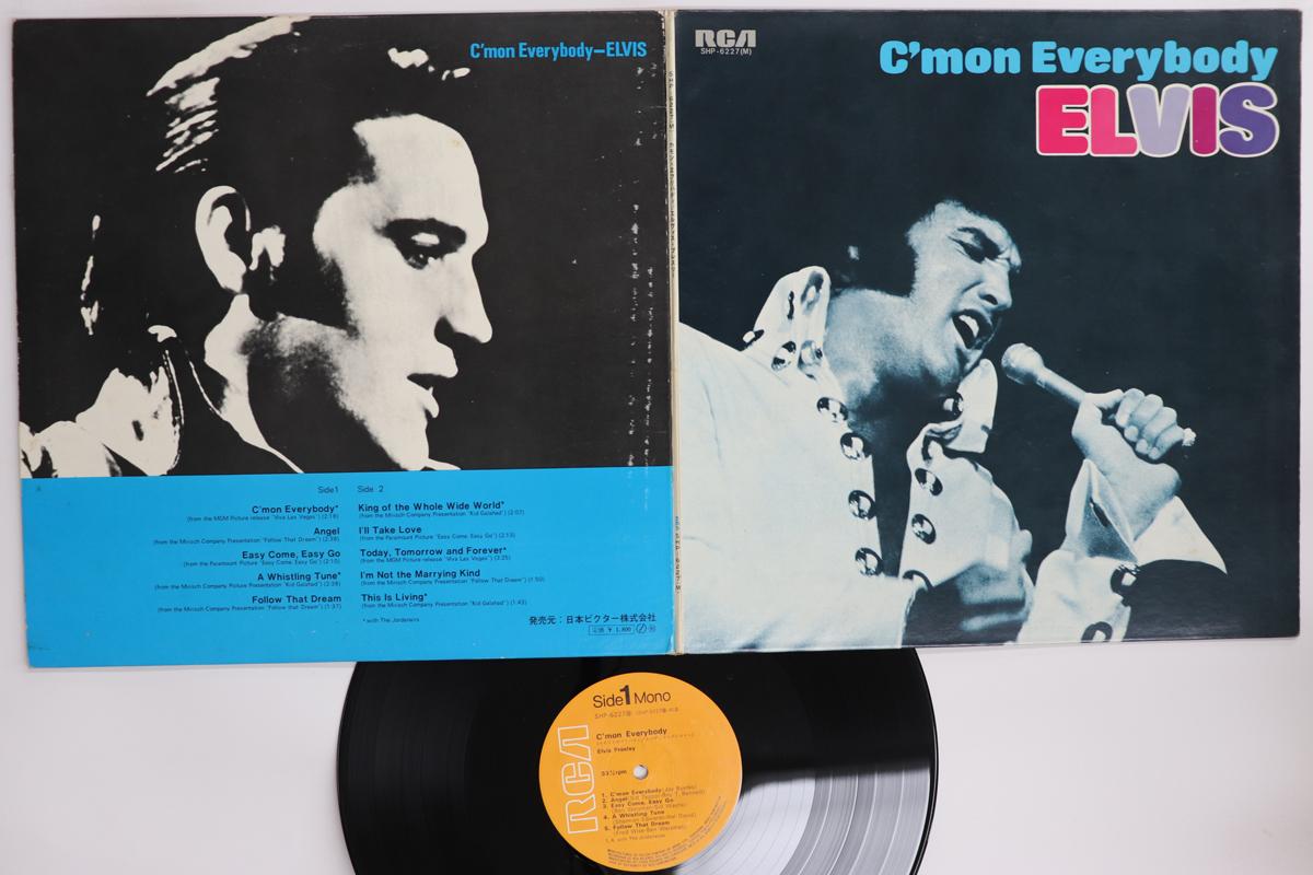 

LP Record ELVIS PRESLEY Cmon Everybody SHP6227 RCA 1971 Japan Rock Used