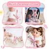 Youngsters Handheld Stick Plush Doll Toy, Adorable Plush Long-legged Rabbit Doll , Ideal Birthday/Christmas/Thanksgiving Gift