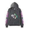 Japanese Manga Hunter X Hunter Street Style Killua with Skateboard Graphic Hoodies Casual Anime Print Hooded Sweatshirts Loose Streetwear Pullover