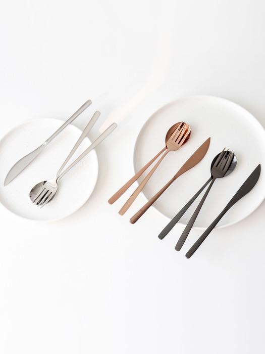 kamomekitchen [Набор на 2 персоны] Набор столовых приборов Lloyd Silver