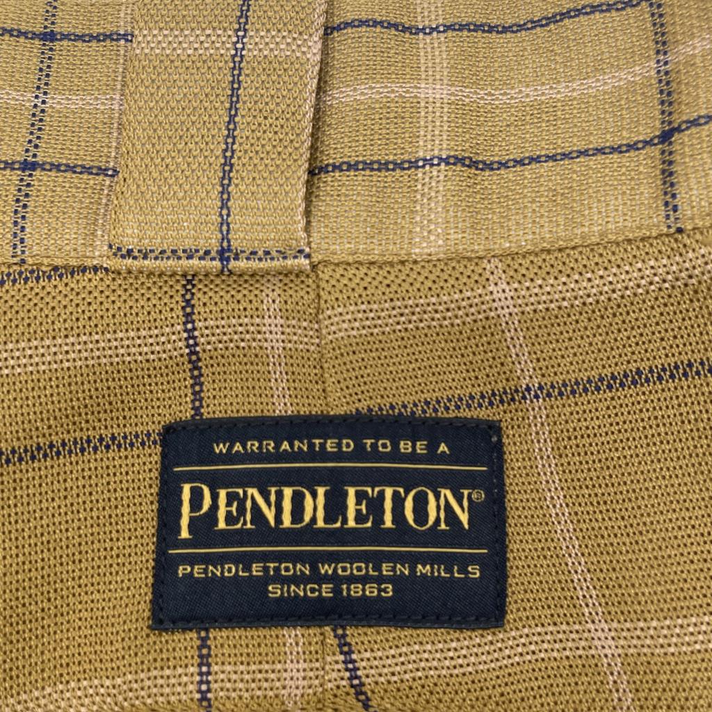 PENDLETON Khaki check pants Bottoms M BrownUsed