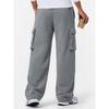 Men's Casual Color Sweatpants with Elastic Waistband - Loose Fit Straight Leg Joggers for Everyday Wear