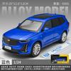1:24 2023 XT6 SUV Alloy Car Model Diecast Metal Toy Vehicles Car Model Simulation Sound and Light Kids Gift