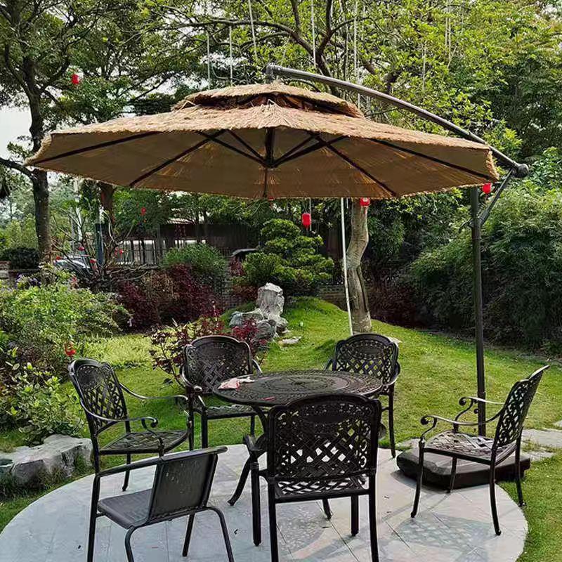 Sanya Beach Homestay Thatch and Straw Sun Umbrella for Camping and Scenic Areas