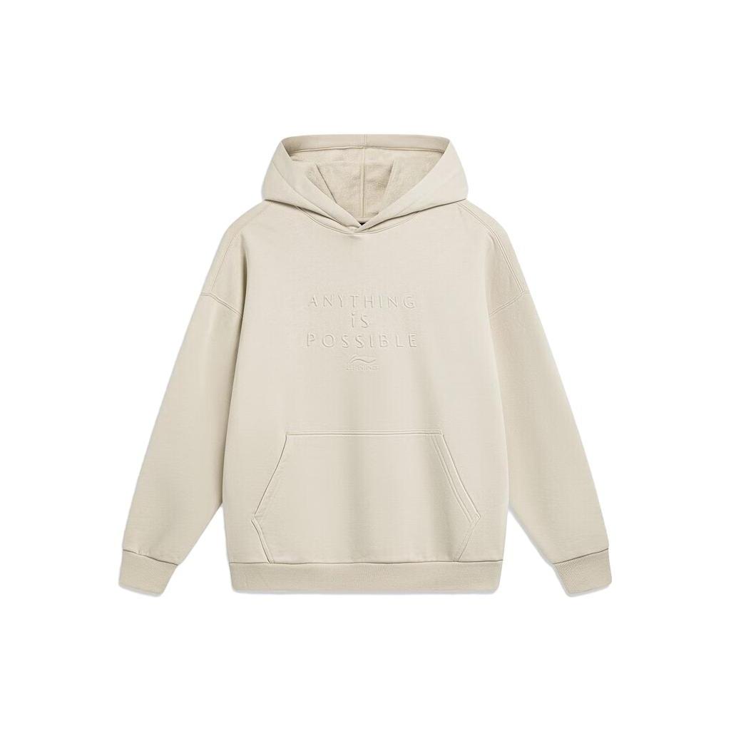 Li Ning Sports Life Collection Sweatshirt Men s Dusty Khaki AWDT747-1 XL