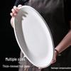 Durable Oval Ceramic Fish Plate