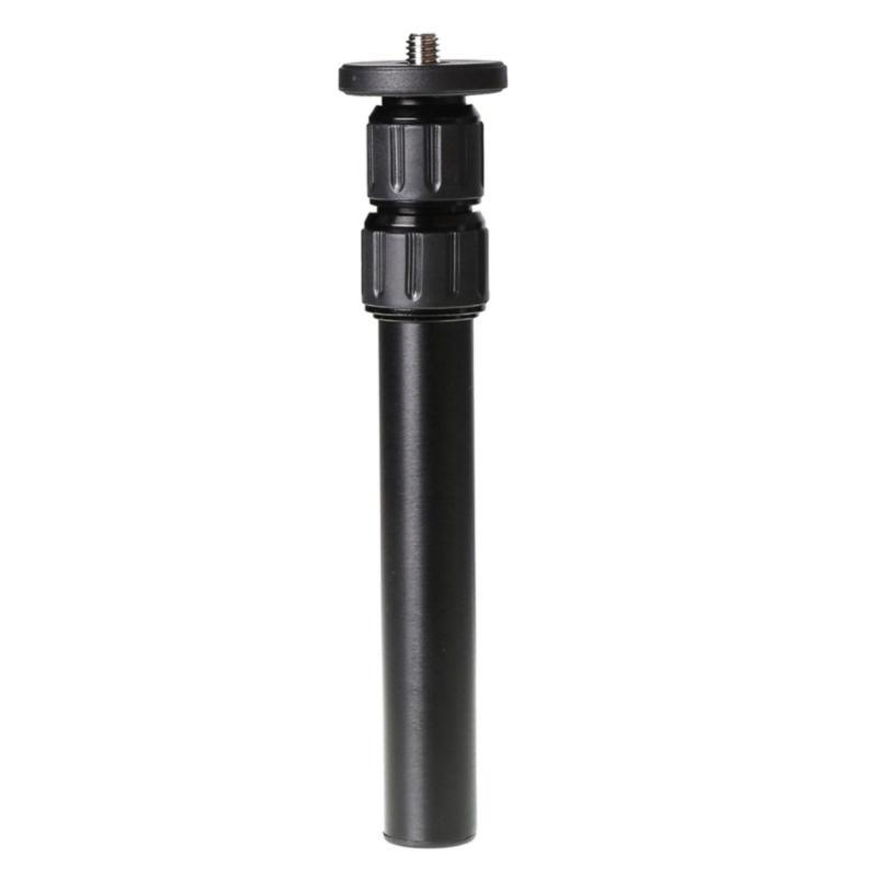 Telescoping Aluminum Center Column With 3 Adjustable Sections For Camera Mounts 1/4" 3/8" Compatibility