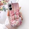 For Realme V30 Case RMX3619 Fashion Flower Bowknot Soft Silicone Back Cover For Realme V30T RMX3618 Fundas RealmeV30 Phone Shell