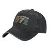 Vintage 1972 Birthday Gift Unisex Baseball Cap Dad Father Years Old Cotton Hats Cap Outdoor Activities Adjustable Snapback Hat