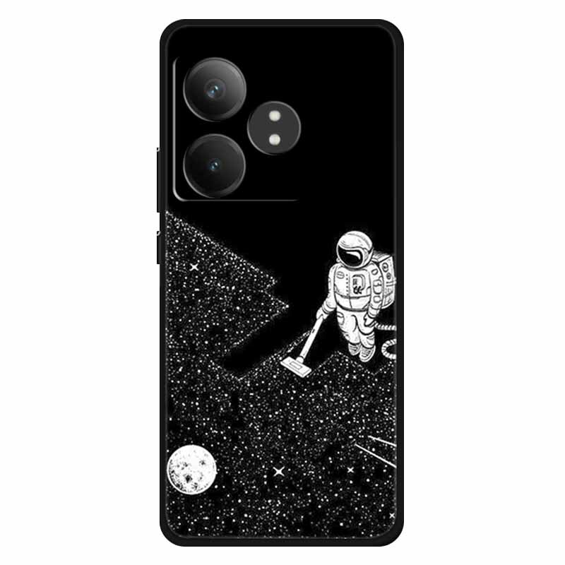 For Realme GT 6T Case Silicone Soft Lions Cat TPU Back Cover For Realme GT Neo6 Cases Protective GT6t 5G Fashion Lovely Shell