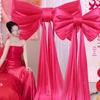 Bridal Suite Decor: Extra Large Wedding & Engagement Bow Set for Influencer-Style Backgrounds