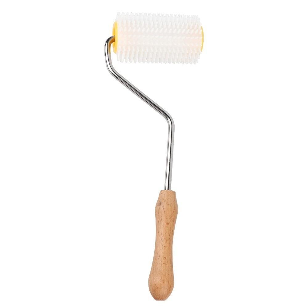 

Durable Uncapping Needle Roller Wood Honey Extractor Roller Honey Uncapping Roller Beekeeper белый