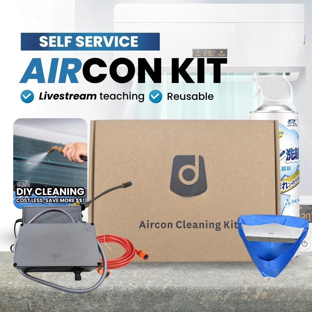 High Pressure Aircon Servicing Kit (Chemical Cleaner / Cleaning / Service kit) Version 3 Professional DIY Aircon Cleaning Tool