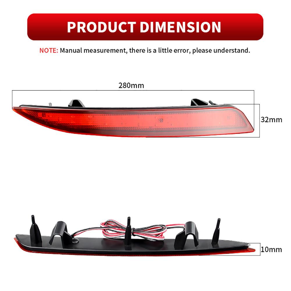 OEM:13262018 LED Rear Bumper Reflector Tail Brake Parking Warning Stop Running Light For VAUXHALL ASTRA J 5 Door Hatch 2009-2015