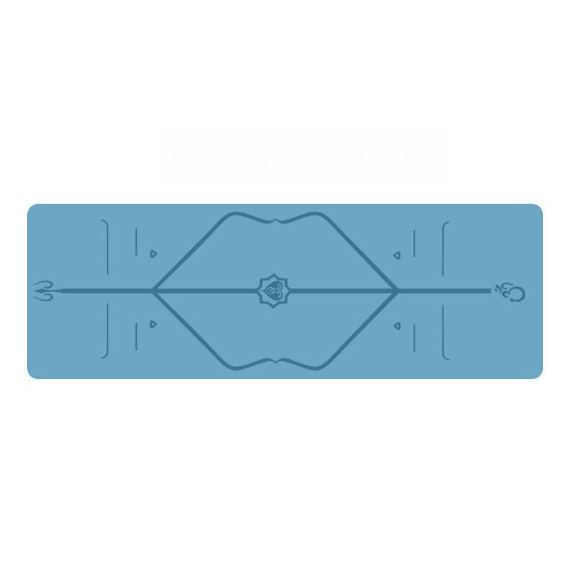 Natural Rubber Yoga Mat Professional Indoor Exercise Non Slip Yoga Mat Guide Line Position Line Fitness Supplies