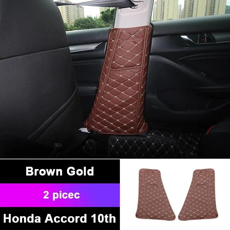 Car B Pillar Anti-kick Protective Mat Cushion Pad Case Cover Stickers For Honda Accord 10th 2018   2022 Car Accessories