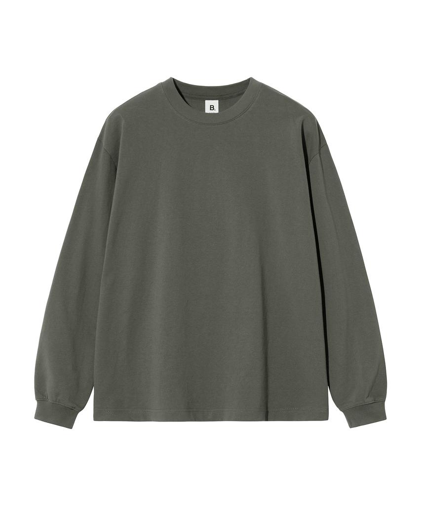 BRENSON B. Oversized Ribbed Long Sleeve Tee ( 7 Colors )