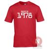 Made In 1978 TShirt Birthday Celebration Funny Party Gift Present Teeshirt