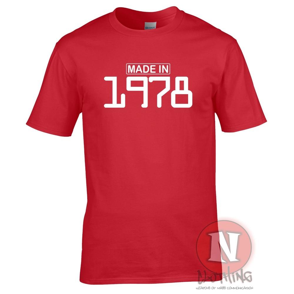 Made In 1978 TShirt Birthday Celebration Funny Party Gift Present Teeshirt
