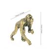 Old Brass Solid Chimpanzee Ornaments Fun Decoration Decorations for Office and Study Zodiac Monkey Handicrafts