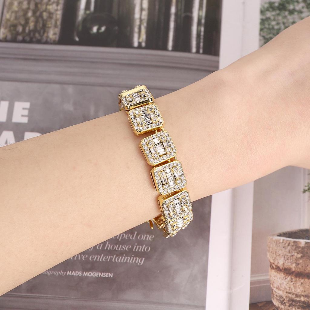 Men's Trendy Hip Hop Bling Cuban Link Chain Necklace