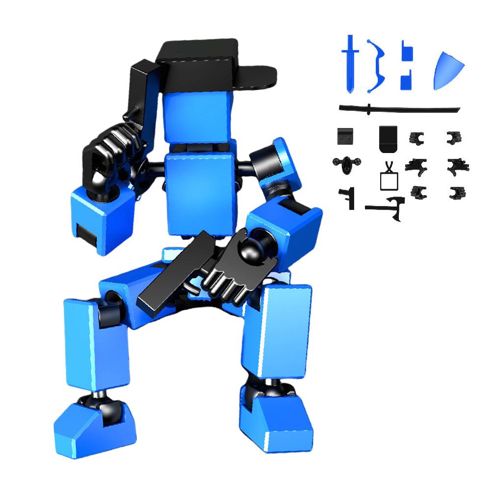 13 Mehrgelenkige Bewegliche Formwandler Roboter 3D Gedruckte Actionfiguren Bewegliche Roboter Spielzeug Vollkörper Mechanisches Schaufensterpuppen Dummy Spielzeug