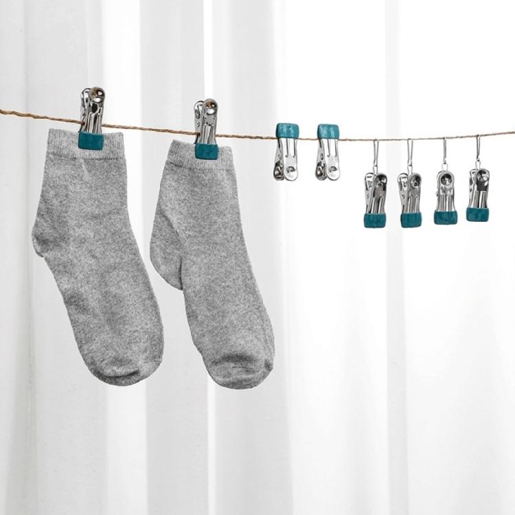 10pcs Sandproof Towel Clamps Heavy Duty Stainless Steel Clothespins Clothes Fasteners for Beach Lovers and Campers Use