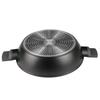FLAT TITANIUM POT WITH LID 30cm BERLINGER HAUS BH-8129 ANTHRACITE