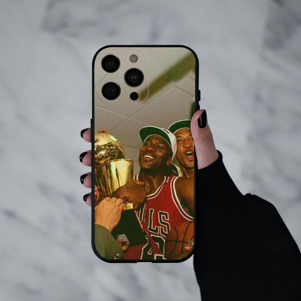 Basketball M-Michael J-Jordan-N Phone Case Silicone Soft For IPhone 17pro 16 15 14 13 12 11 X XR Plus Pro Max Plus