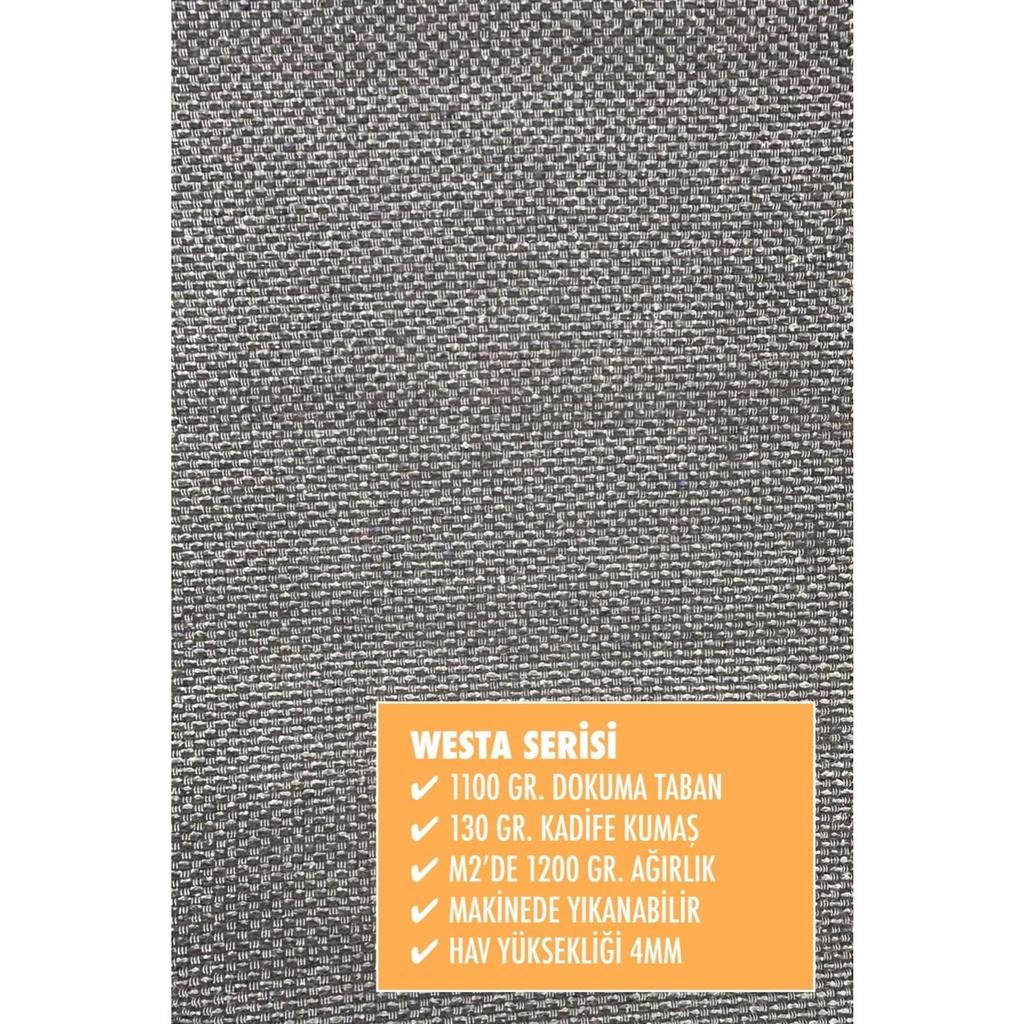 Short Pile, Westa Series Washable Non-slip Base Antibacterial Rug Runner