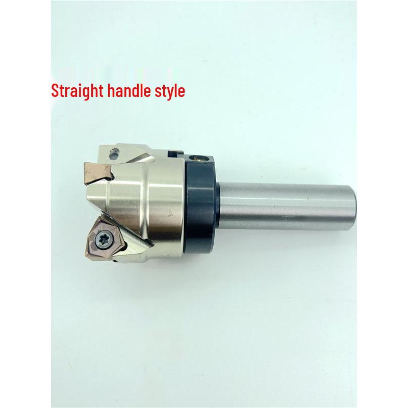 MFWN90 High-Speed Hexagonal Heavy Cutting Milling Cutter with Double-Sided Insert, Morse Taper 4 Turret R8