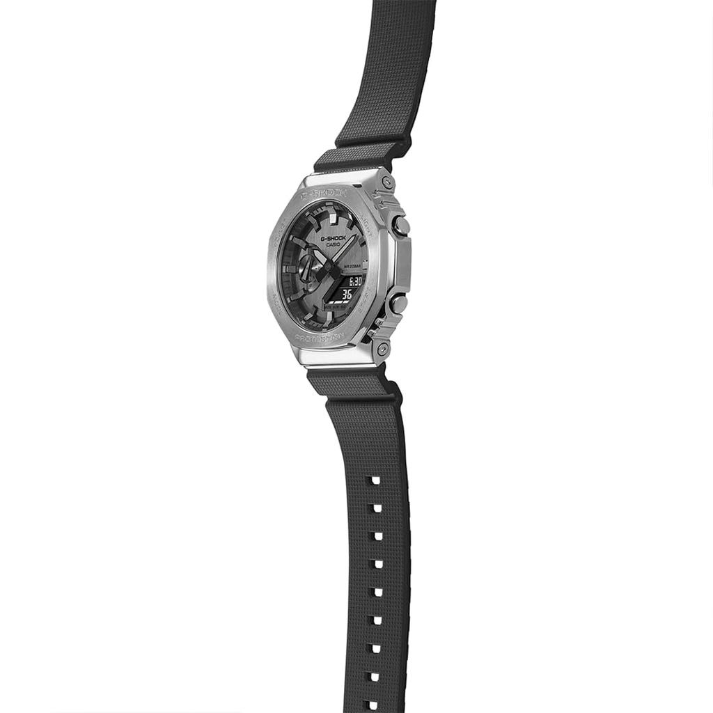 CASIO G-SHOCK GM-2100-1AER Watch, Black, Overseas Model, 20 ATM Water Resistant, Metal Case