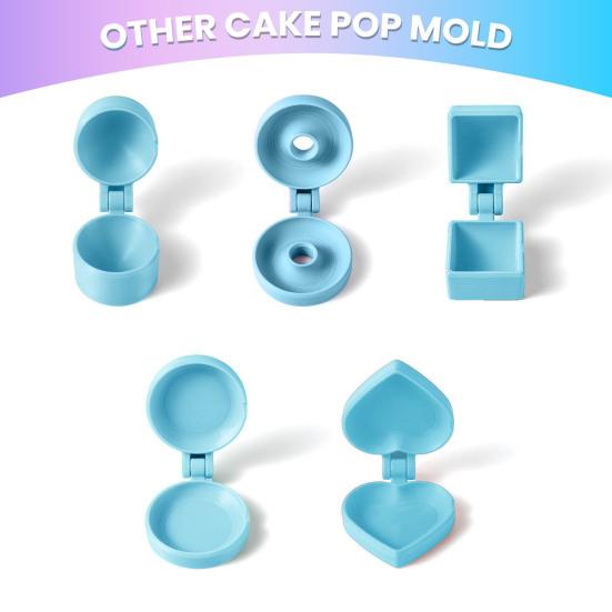 Cake Pop Mold Sphere Circle Cutter 1.3" Diameter Professional Cake Pop Kit Multi-Purpose Baking Tool for Home Parties Weddings