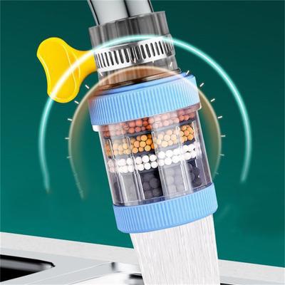 Three Colors Faucet Filter Splash Proof Shower Tap Water Filter Kitchen Water Purifier Sinks Water