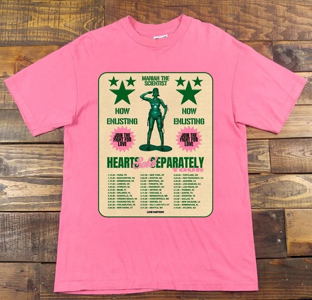 MARIAH THE SCIENTIST HEARTS SOLD SEPARATELY TOUR T Shirt Size S5XL CO003 Unisex T-Shirt M