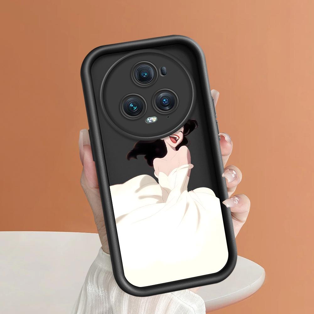 Soft Silicone Square Ladder Printing Pattern Phone Casing Full Cover Camera Shockproof Protection Rubber Case for Huawei Honor